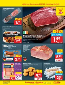 Fleisch im aktuellen Netto Marken-Discount Prospekt (Magdeburg) Fleisch im Netto Marken-Discount Prospekt "Aktuelle Angebote" mit 73 Seiten (Magdeburg)