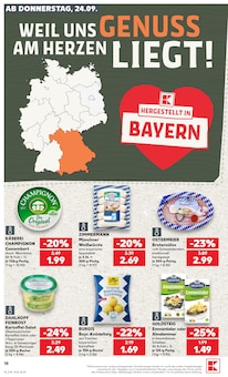 Kartoffelsalat im aktuellen Kaufland Prospekt (München) Kartoffelsalat im Kaufland Prospekt "Hier bin ich richtig" mit 70 Seiten (München)