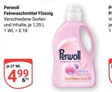 Feinwaschmittel Flüssig im Angebot bei GLOBUS in Plauen Feinwaschmittel Flüssig Angebote von Perwoll bei GLOBUS Plauen für 4,99 €