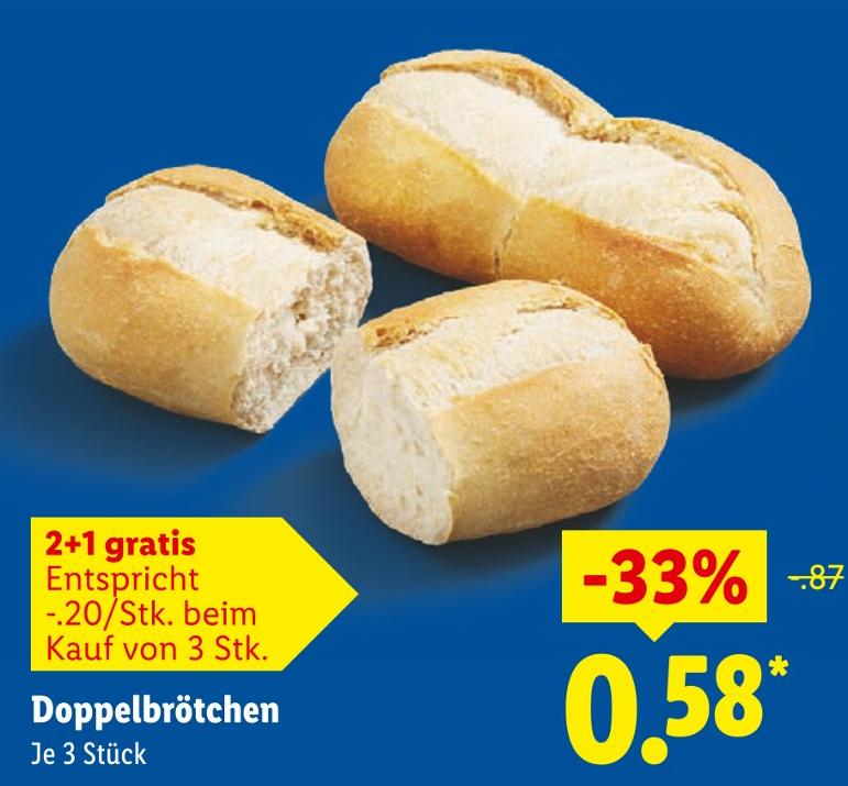 Doppelbrötchen