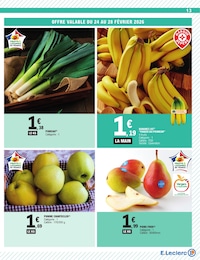 Offre Poireau dans le catalogue E.Leclerc du moment à la page 13