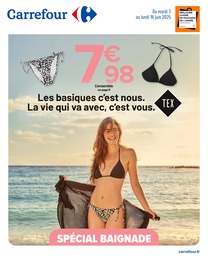 Prix et réduction Tex dans le prospectus Carrefour en cours Offre Tex dans le catalogue Carrefour du moment à la page 1