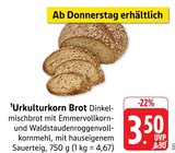 Urkulturkorn Brot bei E center im Heilbronn Prospekt für 3,50 €