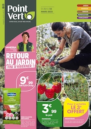 Point Vert Catalogue "RETOUR AU JARDIN FINI D'HIBERNER !", 4 pages, Saint-Julien-sur-Garonne,  05/03/2025 - 23/03/2025