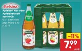 Aktuelle Saft Angebote bei Netto Marken-Discount in Reutlingen Aktuelles Apfelsaft klar oder Apfeldirektsaft naturtrüb Angebot bei Netto Marken-Discount in Reutlingen ab 7,99 €