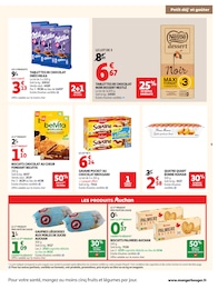 Prix et réduction Chocolat Noir dans le prospectus Auchan Supermarché en cours Offre Chocolat Noir dans le catalogue Auchan Supermarché du moment à la page 9