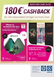 aetka Prospekt für Magdeburg mit 4 Seiten aetka Prospekt für Magdeburg: "180€ CASHBACK", 4 Seiten, 04.05.2022 - 31.05.2022