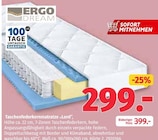 Aktuelle Matratze Angebote bei Segmüller in Frankfurt (Main) Aktuelles Taschenfederkernmatratze „Lord” Angebot bei Segmüller in Frankfurt (Main) ab 299,00 €