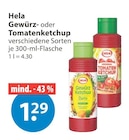 Gewürzketchup im V-Markt Prospekt Gewürzketchup von Hela im aktuellen V-Markt Prospekt für 1,29 €