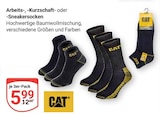 Arbeits-, -Kurzschaft- oder -Sneakersocken im Angebot bei GLOBUS in Wiesbaden Arbeits-, -Kurzschaft- oder -Sneakersocken Angebote von CAT bei GLOBUS Wiesbaden für 5,99 €