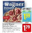 Original Wagner Steinofen Pizza Angebote von Wagner bei EDEKA Saarlouis für 1,59 €