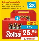 Tannenzäpfle bei Netto Marken-Discount im Prospekt "" für 25,98 €