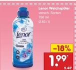 Weichspüler im Angebot bei Netto Marken-Discount in Wilhelmshaven Weichspüler Angebote von Lenor bei Netto Marken-Discount Wilhelmshaven für 1,99 €