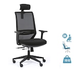 Promo Fauteuil de bureau TECSY - accoudoirs réglables - Appui-tête réglable - noir à 199,00 € dans le catalogue Bureau Vallée à Villeurbanne