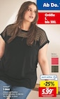 T-Shirt von esmara für 5,99 € bei Lidl im Angebot T-Shirt von esmara im aktuellen Lidl Prospekt