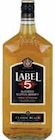 Scotch whisky blended - LABEL 5 en promo chez Intermarché Montpellier à 15,57 €