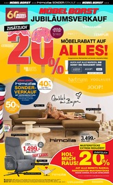 Couch im Möbel Borst Prospekt in Neu-Ulm Aktueller Möbel Borst Prospekt mit Couch, "JUBILÄUMSVERKAUF", Seite 1