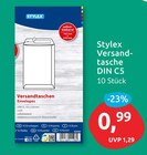 Versandtasche DIN C5 von Stylex im aktuellen budni Prospekt für 0,99 €
