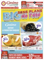 Catalogue Casino Supermarchés à Aix-en-Provence, avec 36 pages Prospectus Casino Supermarchés à Aix-en-Provence, "Big bons plans de l'été", 36 pages, 10/08/2020 - 23/08/2020