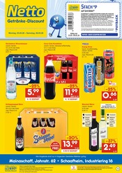 Bier im Netto Marken-Discount Prospekt in Groß-Umstadt Aktueller Netto Marken-Discount Prospekt mit Bier, "DER ORT, AN DEM DU IMMER AUSGEZEICHNETE PREISE FINDEST.", Seite 1