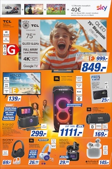 Fernseher im expert Prospekt "Top Angebote" mit 8 Seiten (Monheim (Rhein))