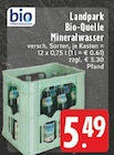 Landpark Bio-Quelle Mineralwasser Angebote von bio bei E center Mülheim für 5,49 €