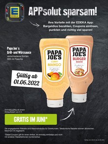 EDEKA Frischemarkt Prospekt der aktuellen Woche, gültig von 30.05.2022 bis 04.06.2022 Aktueller EDEKA Frischemarkt Prospekt "APPsolut sparsam!" mit 6 Seiten