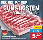 Aktuelle Schweinefleisch Angebote bei Netto Marken-Discount in Ulm Aktuelles Schweine-Bauch Angebot bei Netto Marken-Discount in Ulm ab 5,49 €