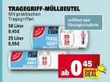 Tragegriff-Müllbeutel 50 Liter Angebote bei E center Freiburg für 0,45 €