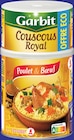 Couscous Royal Poulet et Bœuf - GARBIT - Intermarché Hyper Couscous Royal Poulet et Bœuf - GARBIT à 1,83 € dans le catalogue Intermarché Hyper