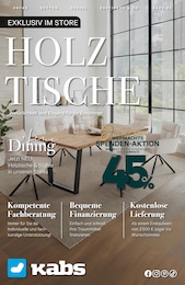 Esszimmermöbel Angebot & Preis im aktuellen Kabs Prospekt Esszimmermöbel Angebot im aktuellen Kabs Prospekt auf Seite 1