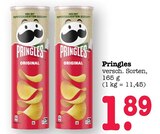 Original Angebote von Pringles bei E center Heidelberg für 1,89 €
