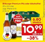 Netto Marken-Discount - Premium Pils Angebot im Prospekt Premium Pils bei Netto Marken-Discount im Prospekt "" für 10,99 €
