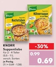 Suppenliebe von Knorr im aktuellen Kaufland Prospekt für 0,69 €