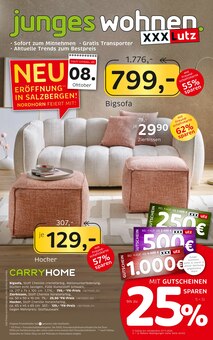 Sofa im aktuellen XXXLutz Prospekt (Osnabrück) Sofa im XXXLutz Prospekt "junges wohnen." mit 8 Seiten (Osnabrück)