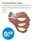 Frische Rinder-Leber im V-Markt Prospekt Frische Rinder-Leber von im aktuellen V-Markt Prospekt für 0,69 €