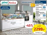 Einbauküche Angebote von pino, Amica bei ROLLER Eisenach für 2.299,00 €