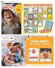 Promotion Cahier Vacances dans le prospectus Carrefour, valable du 10/06/2025 au 23/06/2025 Promo Cahier Vacances dans le catalogue Carrefour du moment à la page 64
