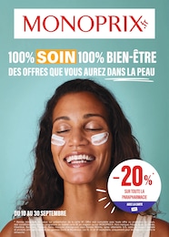 Prospectus Monoprix, "100 % SOIN 100 % BIEN-ÊTRE",  pages, 10/09/2024 - 30/09/2024