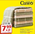 Handtuch im Segmüller Prospekt Handtuch von Cawö im aktuellen Segmüller Prospekt für 7,99 €