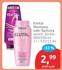 Elvital Shampoo oder Spülung von L'Oréal im aktuellen budni Prospekt