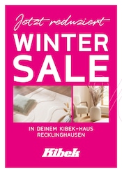 Aktueller Kibek Möbel & Einrichtung Prospekt in Castrop-Rauxel und Umgebung, "WINTER SALE" mit 21 Seiten, 01.01.2026 - 09.01.2026