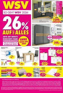 Bettdecke im SB Möbel Boss Prospekt "SO GEHT WSV 2026!" mit 4 Seiten (Koblenz)