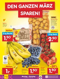 Tomaten im Netto Marken-Discount Prospekt "Aktuelle Angebote" auf Seite 12