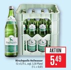 Heilwasser im Angebot bei Marktkauf in Ravensburg Heilwasser Angebote von Hirschquelle bei Marktkauf Ravensburg für 5,49 €