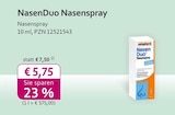 Aktuelle Nasenspray Angebote bei mea - meine apotheke in Regensburg Aktuelles NasenDuo Nasenspray Angebot bei mea - meine apotheke in Regensburg ab 5,75 €