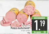 Aktuelles Puten-Aufschnitt Angebot bei E center in Regensburg ab 1,19 €