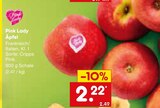 Aktuelles Pink Lady Äpfel Angebot bei Netto Marken-Discount in Freiburg (Breisgau) ab 2,22 €