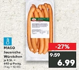 Jauersche Würstchen von MAGO für 6,99 € bei Kaufland im Angebot Jauersche Würstchen von MAGO im aktuellen Kaufland Prospekt