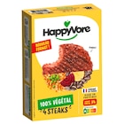 Steaks végétaux "Nouveau Format" - HAPPYVORE dans le catalogue Carrefour